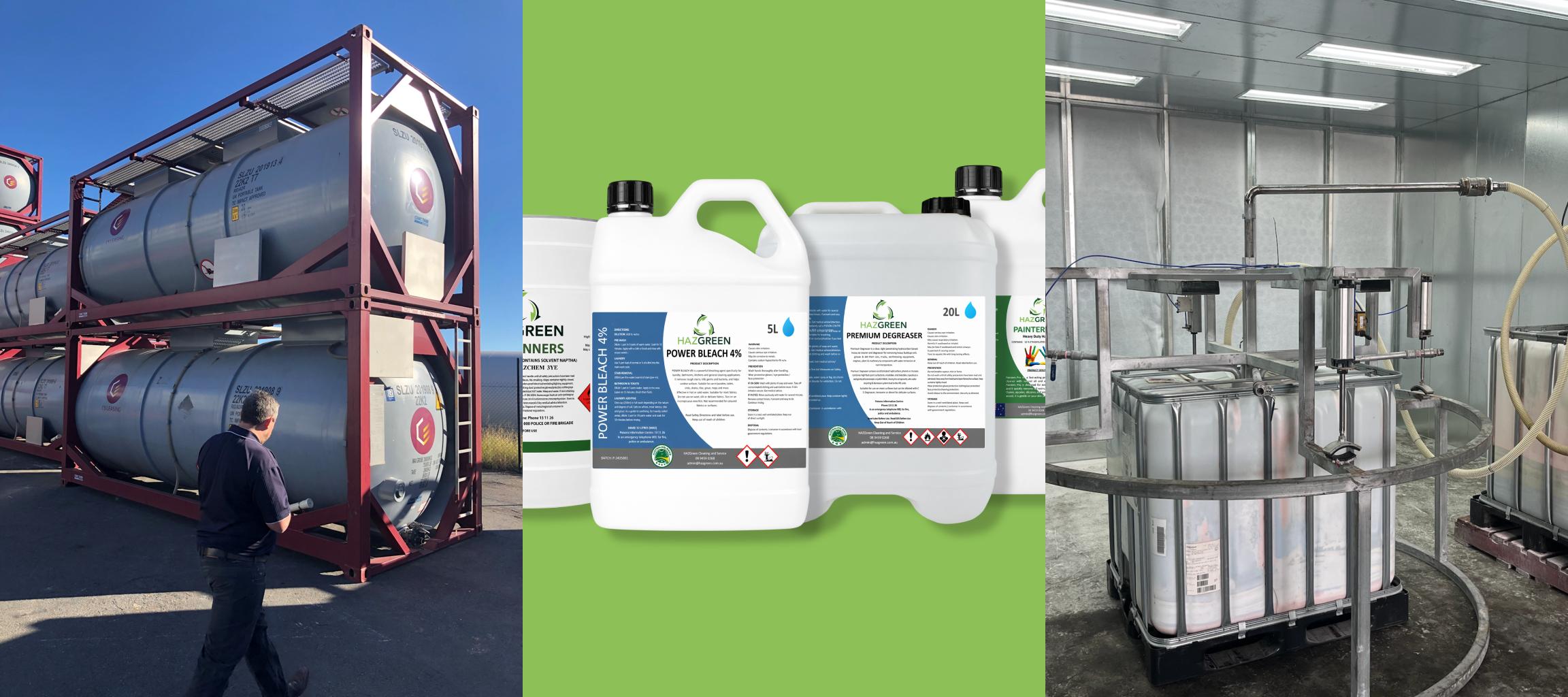 Hazgreen products, manufacturing, and projects